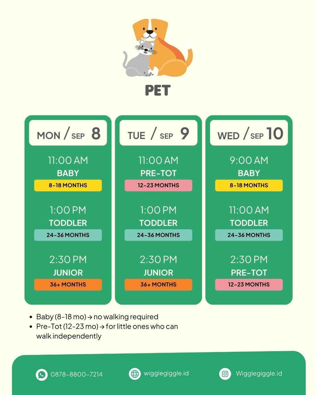 WG Move & Play - Pet (JUNIOR CLASS)