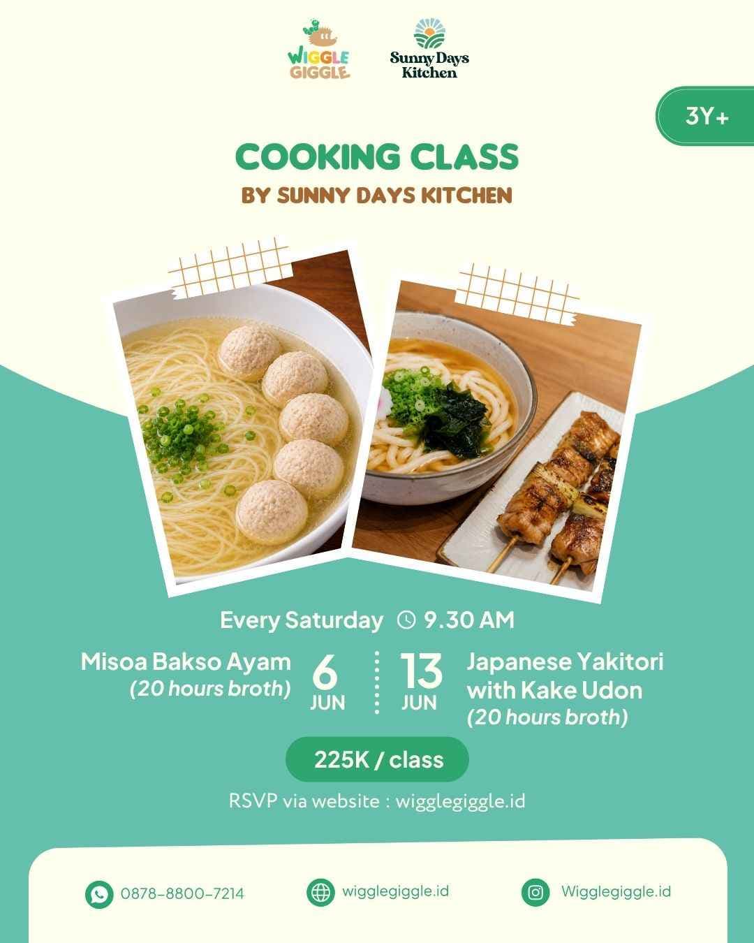 Cooking Class with Sunny Days Kitchen (June)
