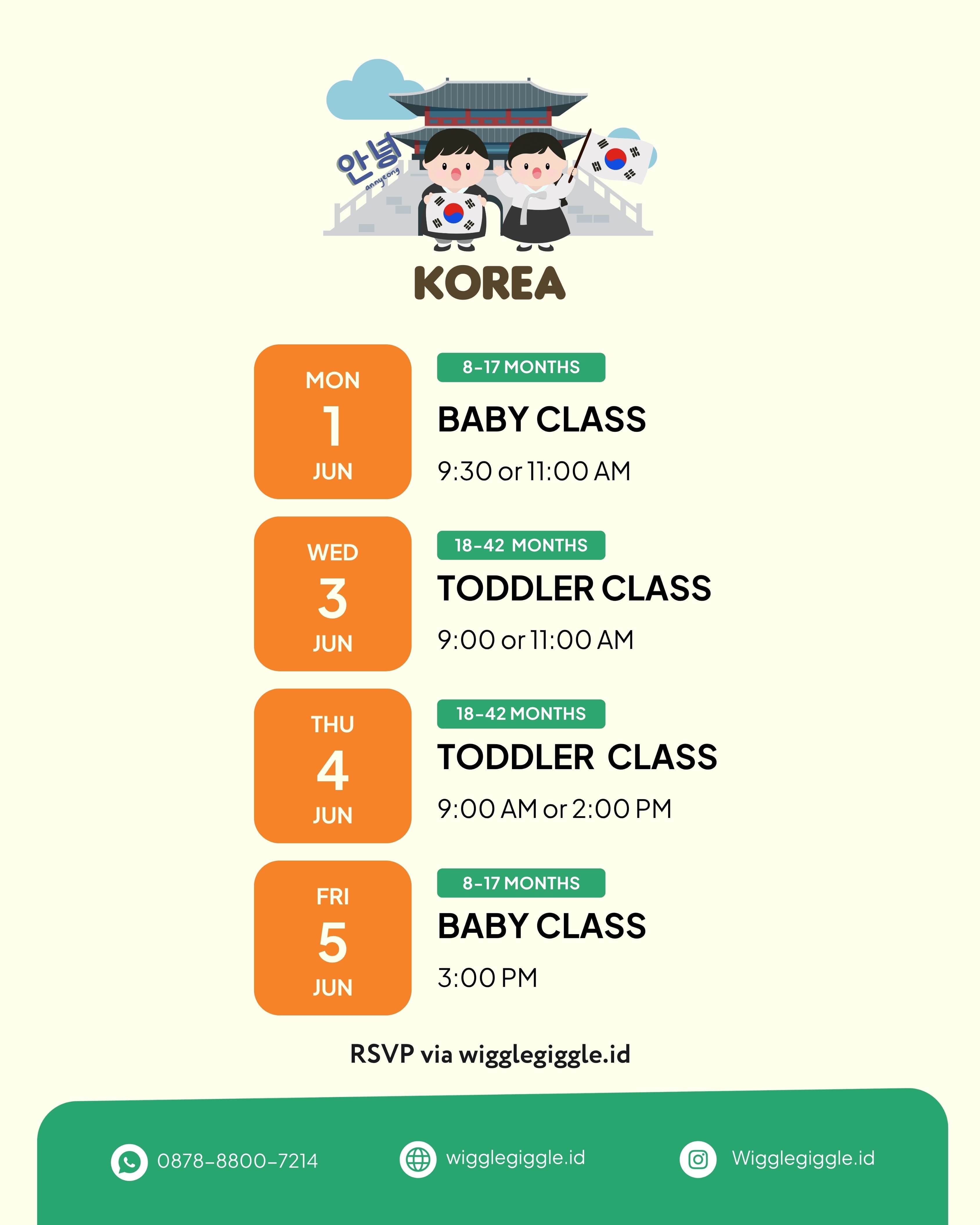 Sensory Class - Korea (BABY CLASS)