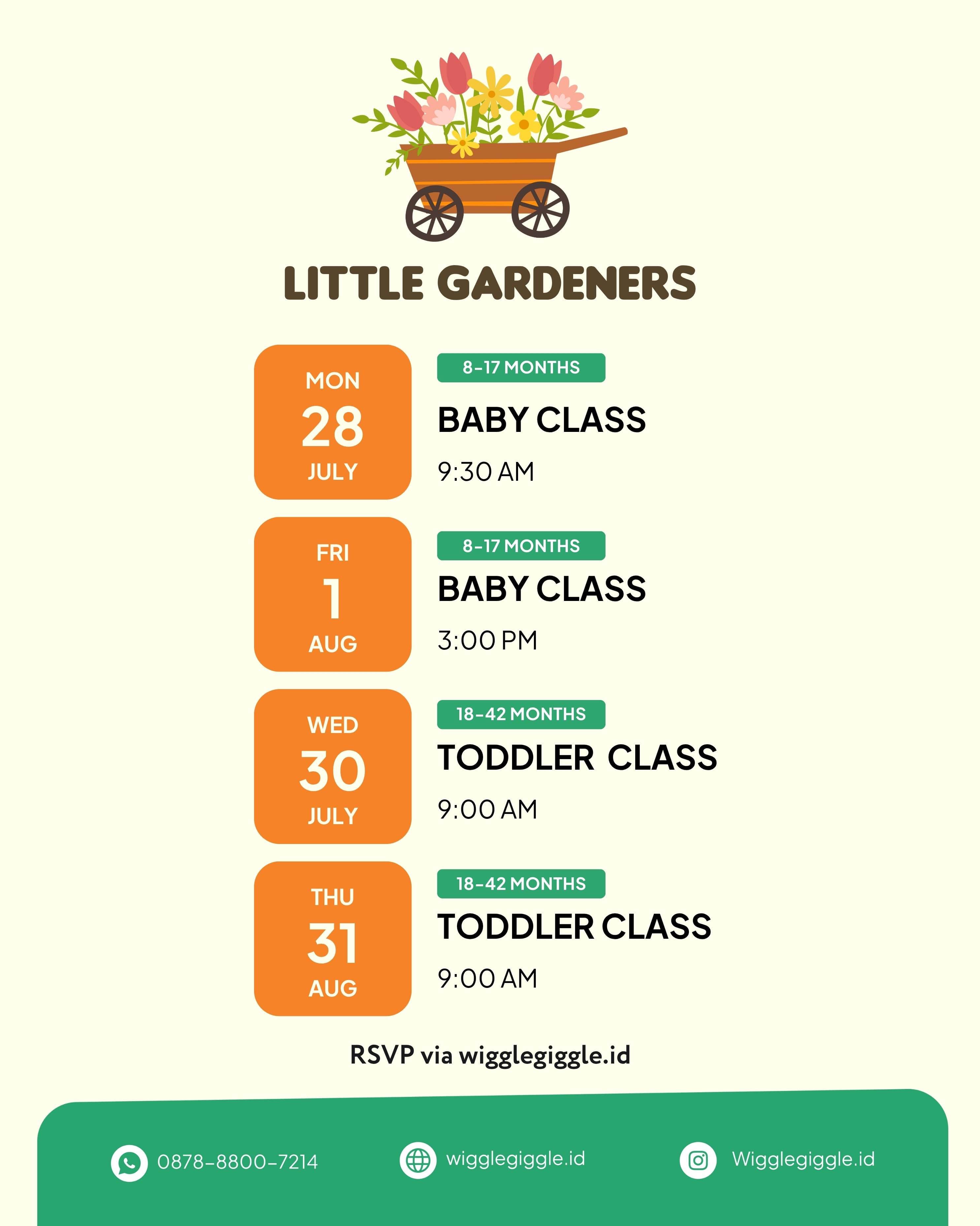 Sensory Class - Little Gardeners (BABY CLASS)