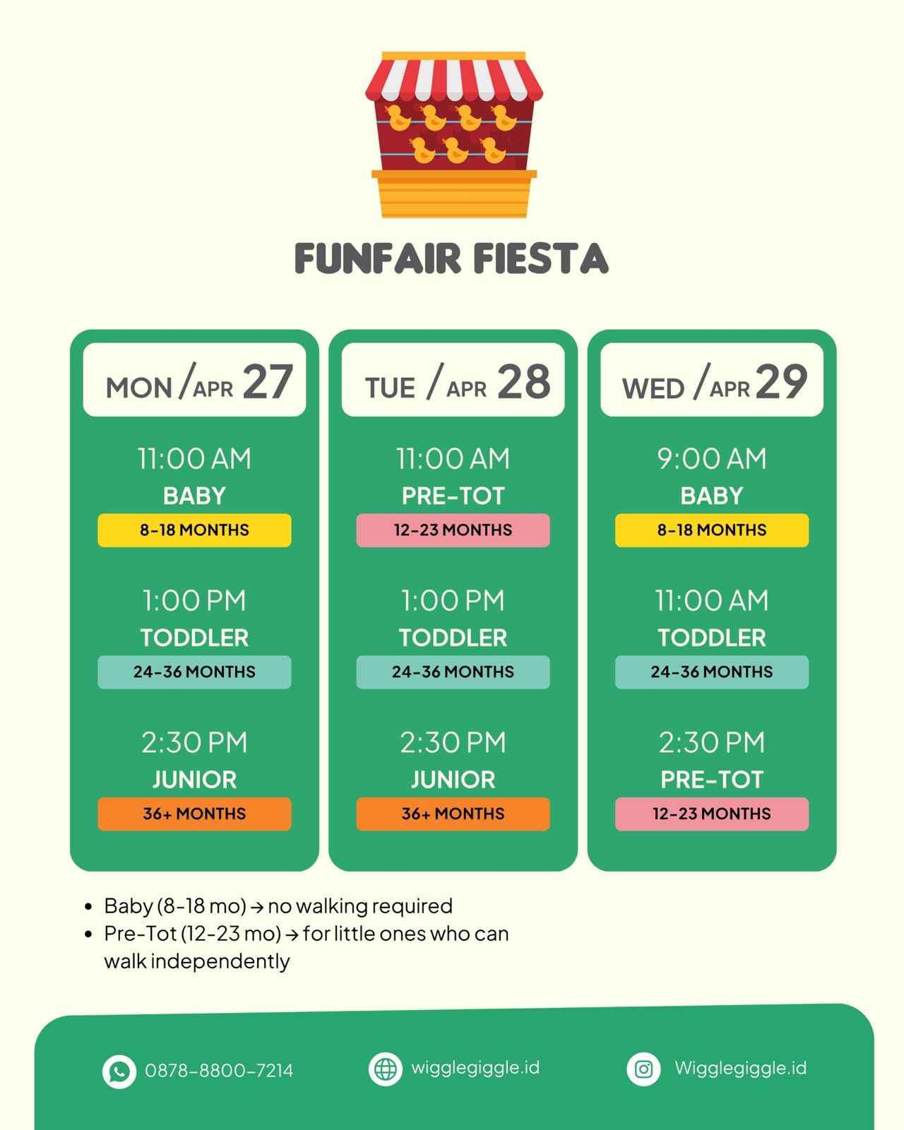 WG Move & Play - Funfair Fiiesta (PRE-TOT CLASS)