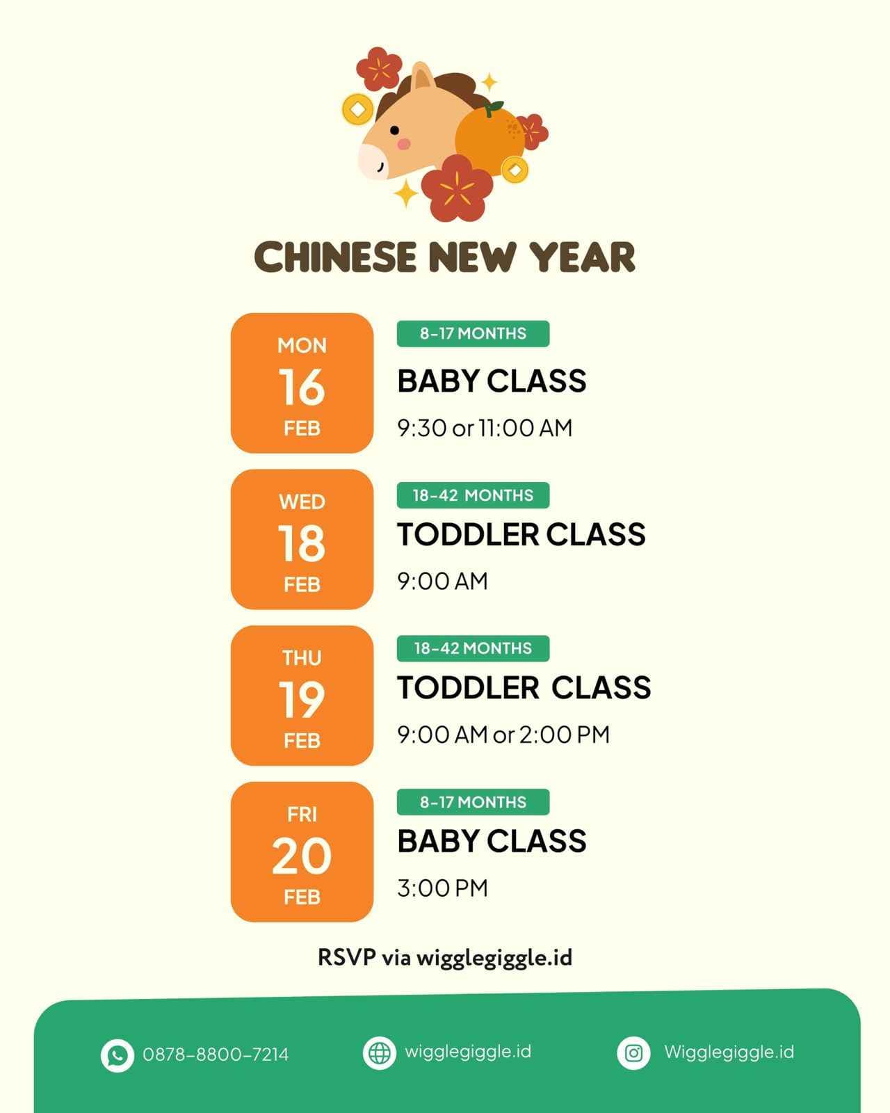 Sensory Class - Chinese New Year (TODDLER CLASS)