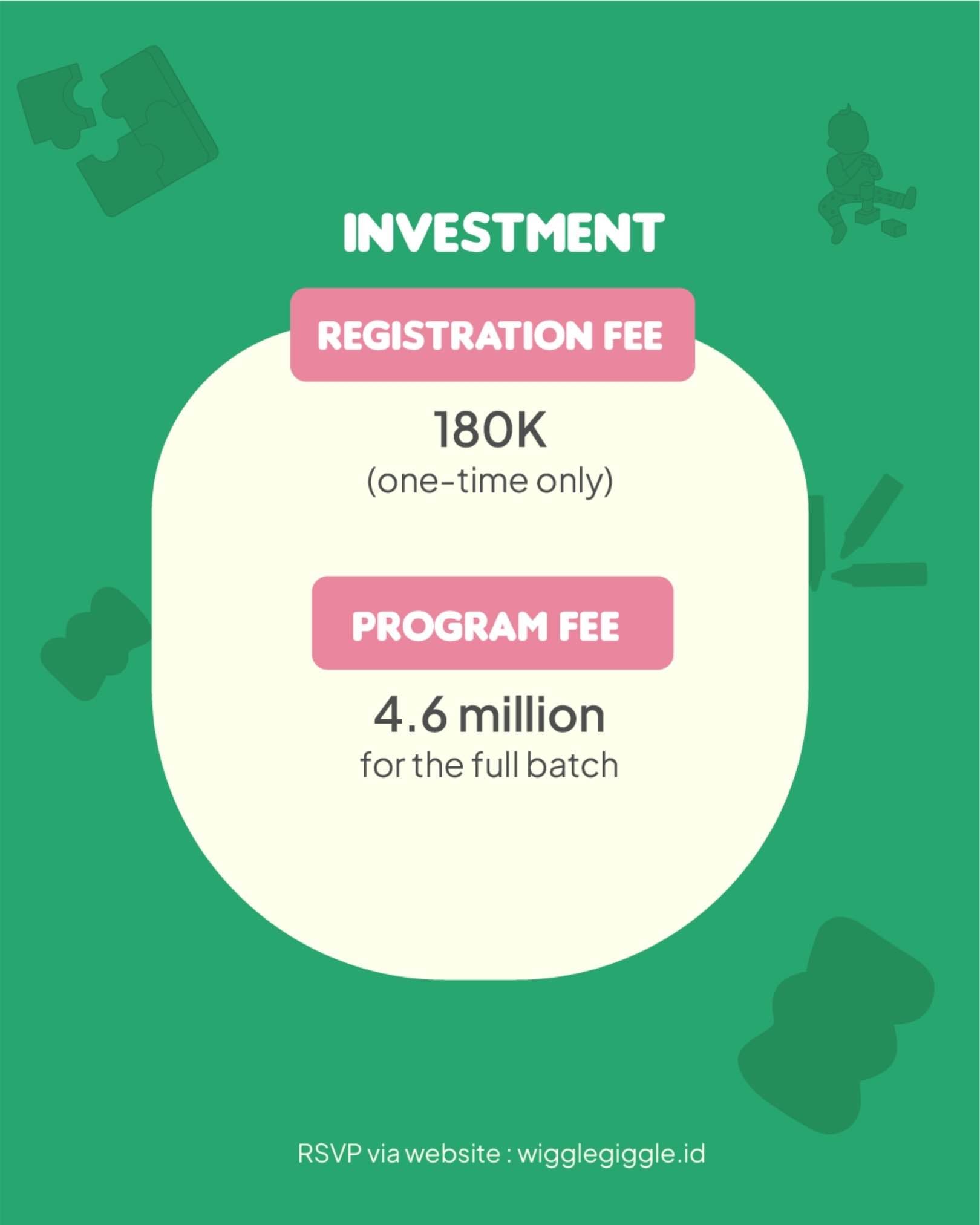 Registration Fee - WG's Batch Program
