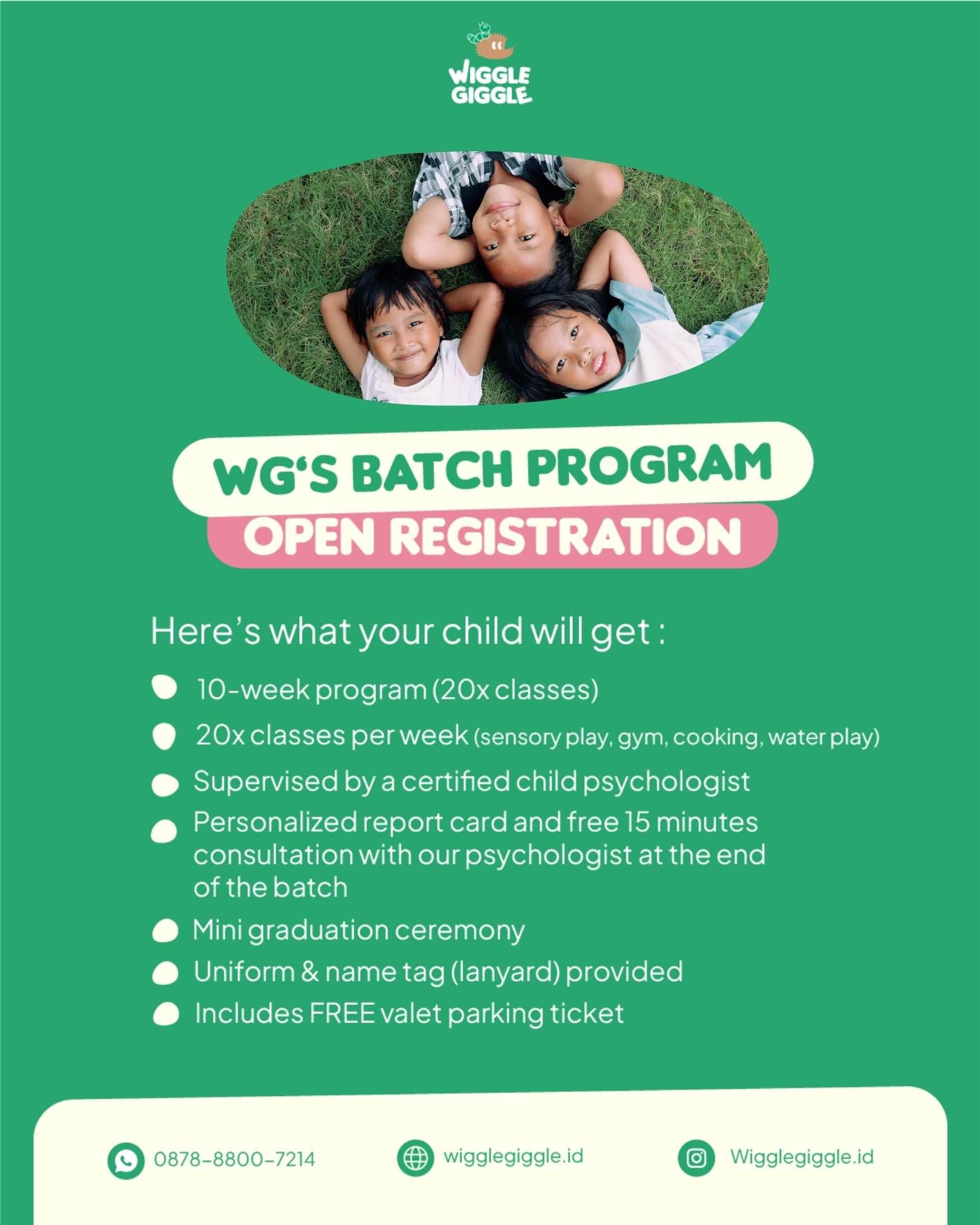 WG's Batch 1 - 22 July (GIGGLE CLASS)