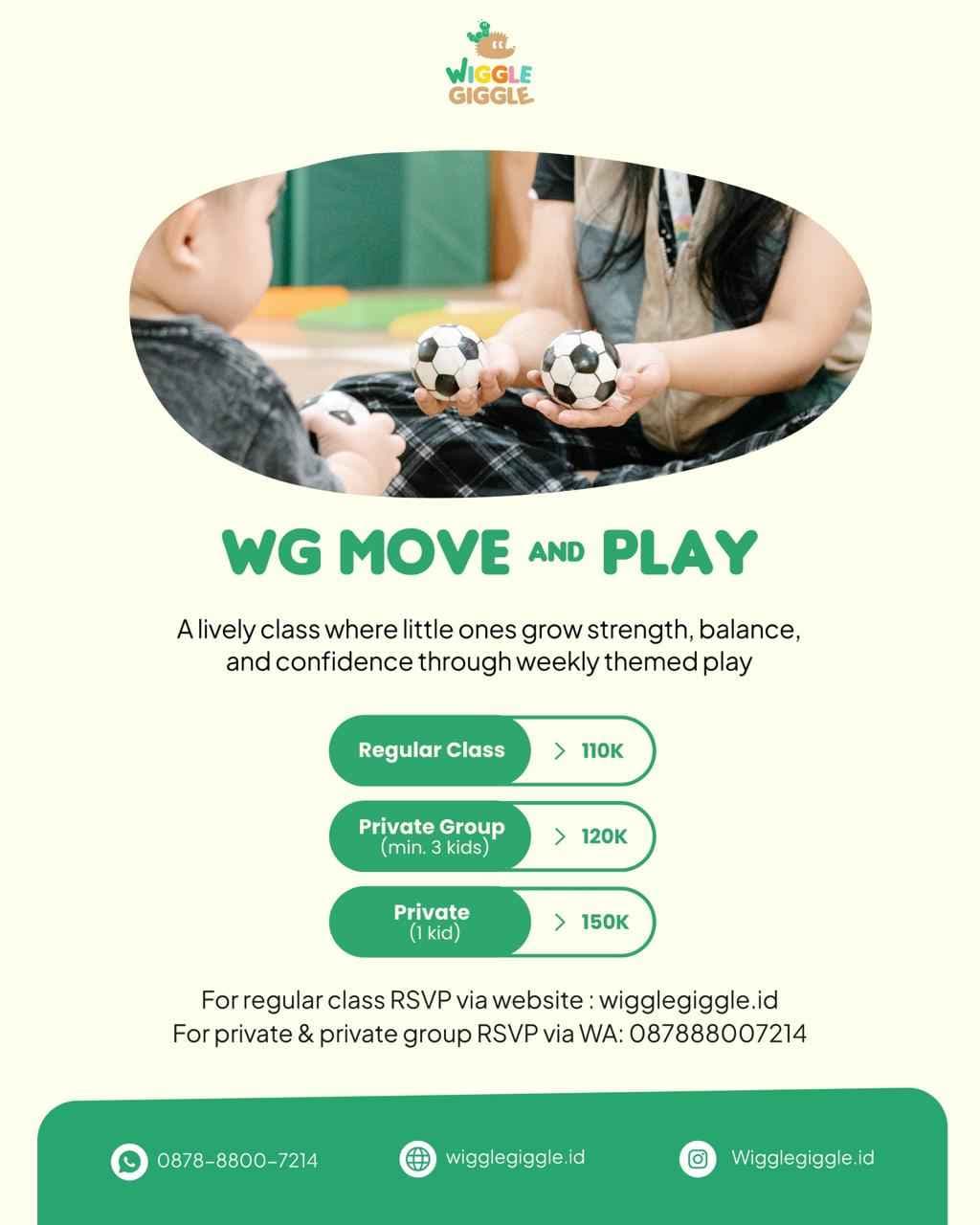 [BUNDLING] - WG Move and Play April (JUNIOR CLASS)