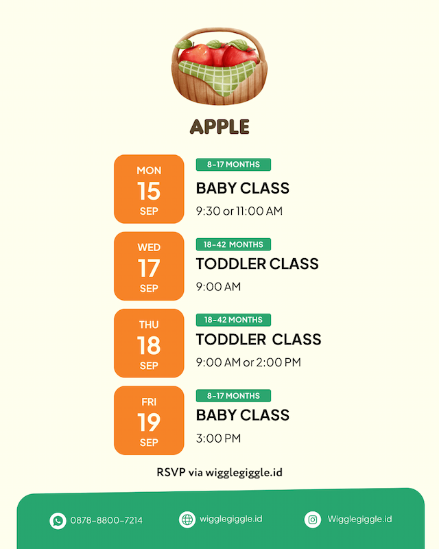 class_Sensory Class - Apple (TODDLER CLASS)